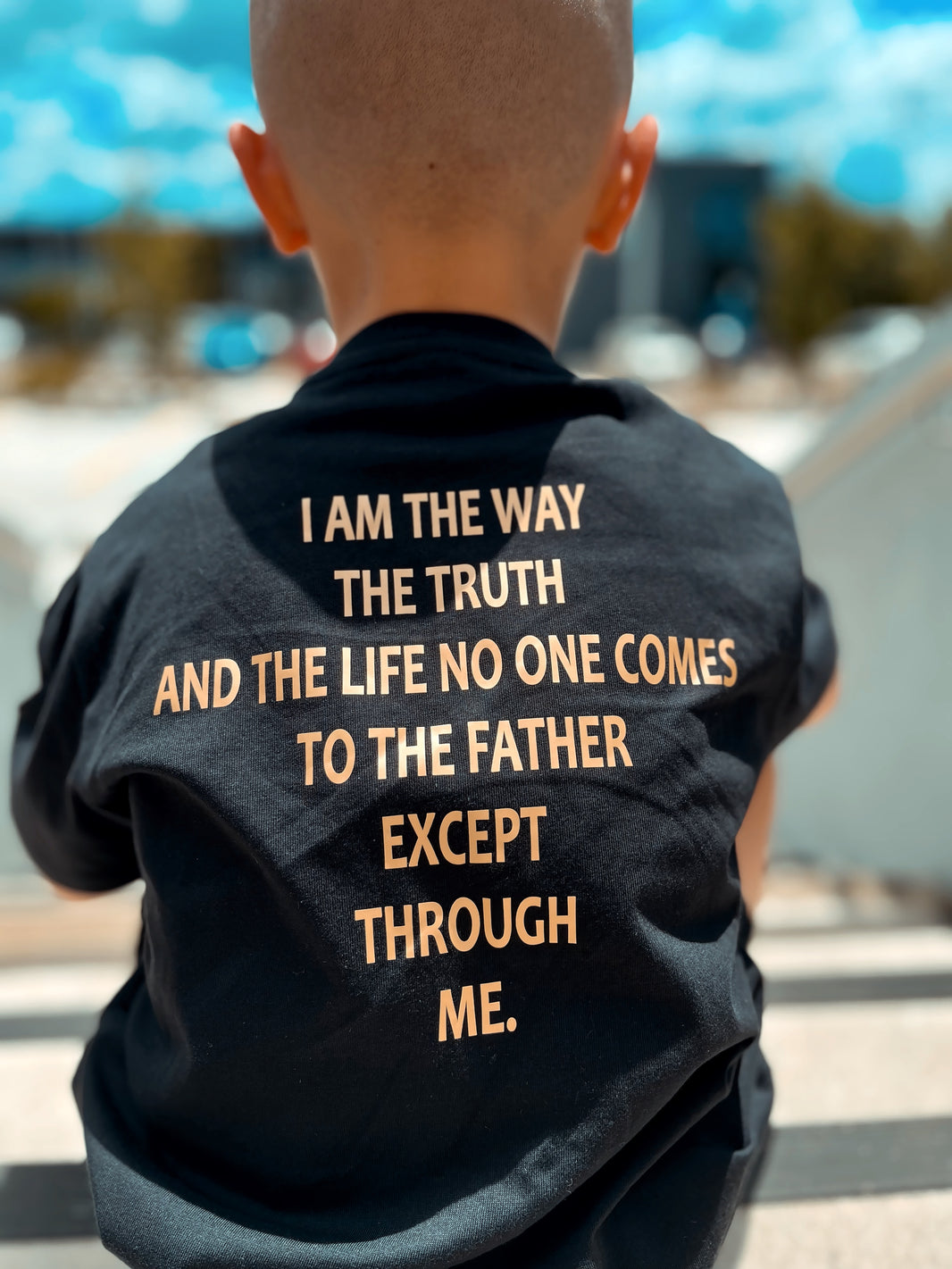 Introducing our I AM THE WAY KIDS T-SHIRT. This powerful Bible verse, John 14:6,