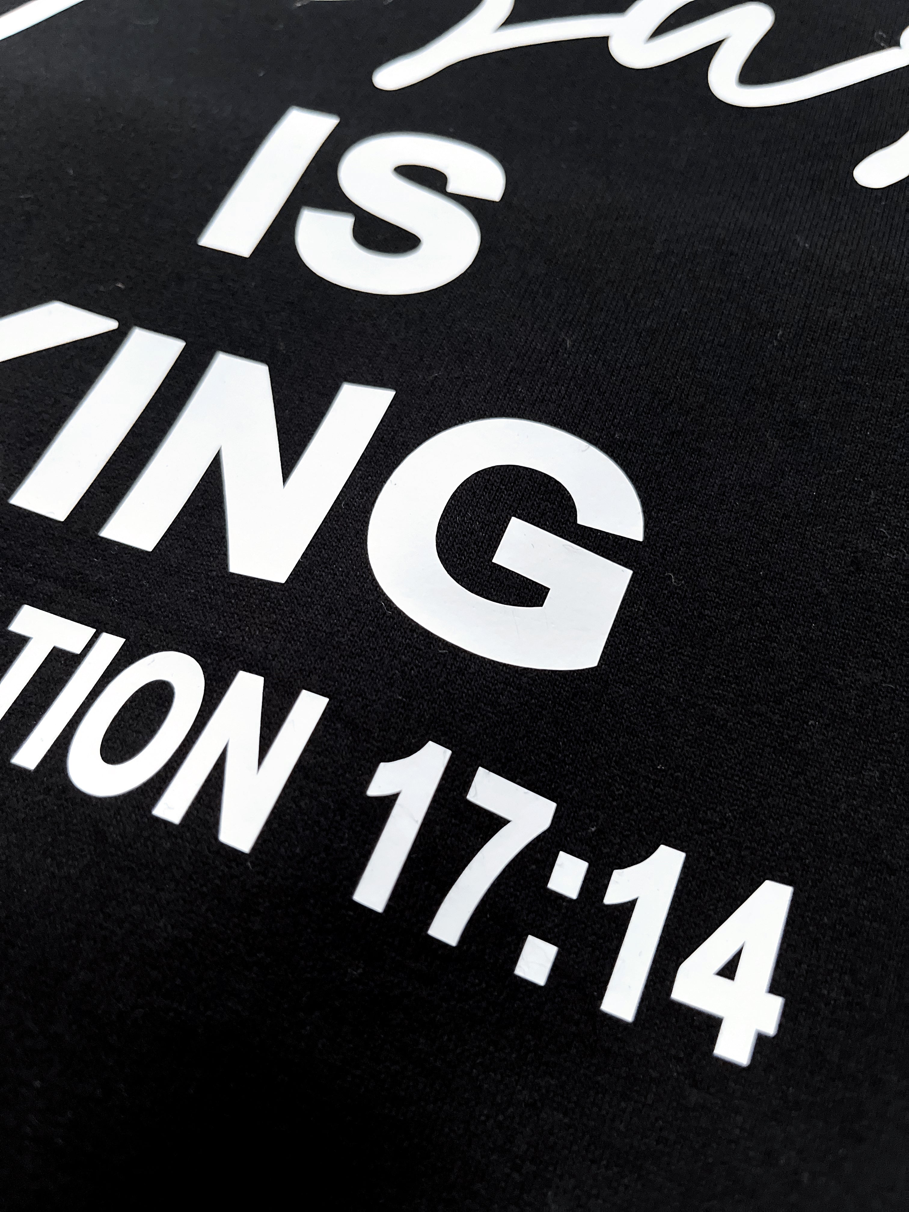 JESUS IS KING ⚠️ PRE-ORDER NOTICE ⚠️ ADULT JUMPERS