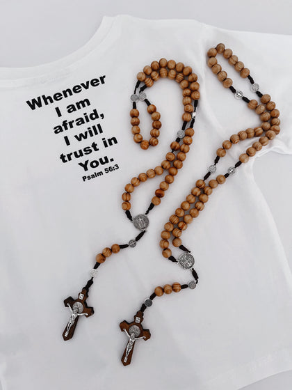 Rosary Cross Pendant Wooden Rosaries