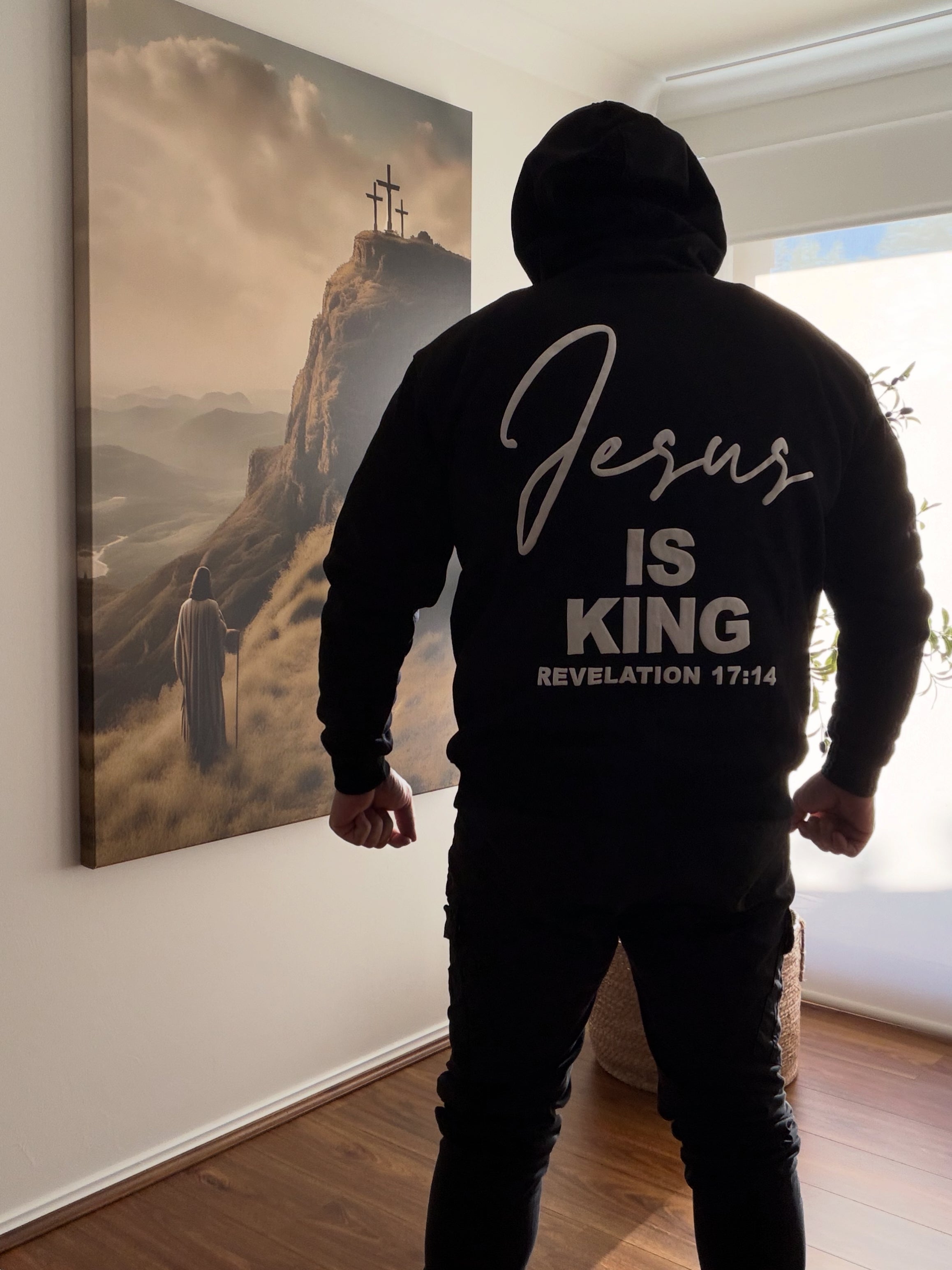 JESUS IS KING ADULT JUMPER