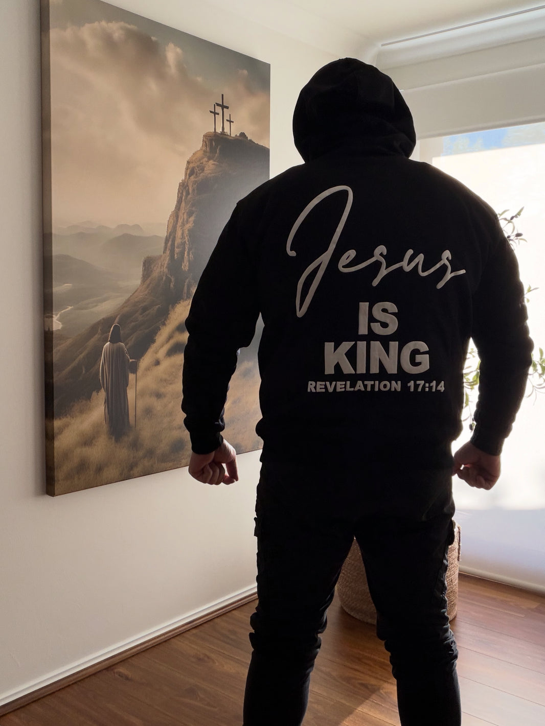 JESUS IS KING ADULT JUMPER