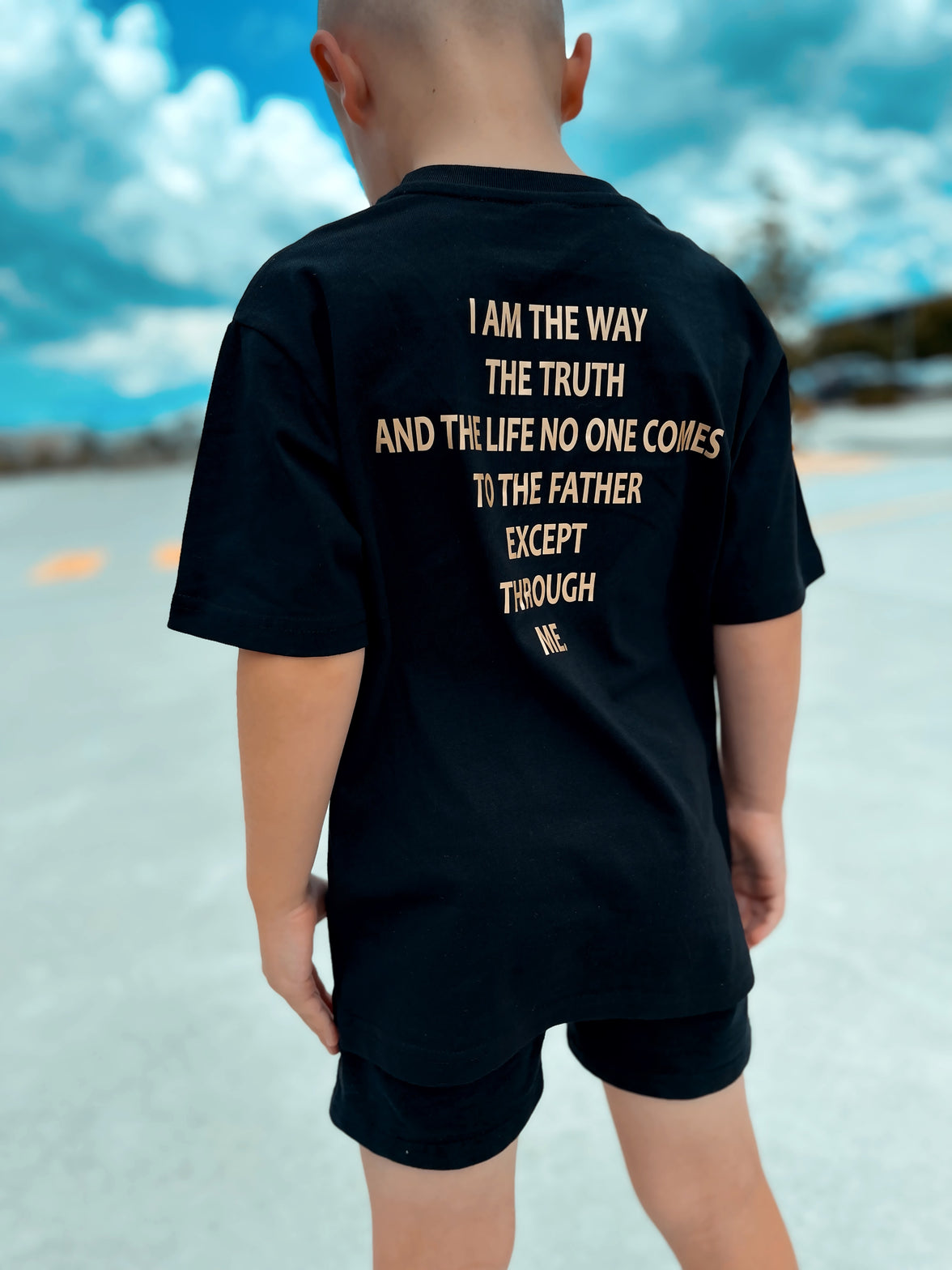 Introducing our I AM THE WAY KIDS T-SHIRT. This powerful Bible verse, John 14:6,