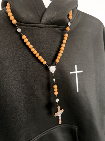 Rosary Cross Pendant Wooden Rosaries