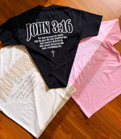 JOHN 3:16 OVERSIZED SHIRT