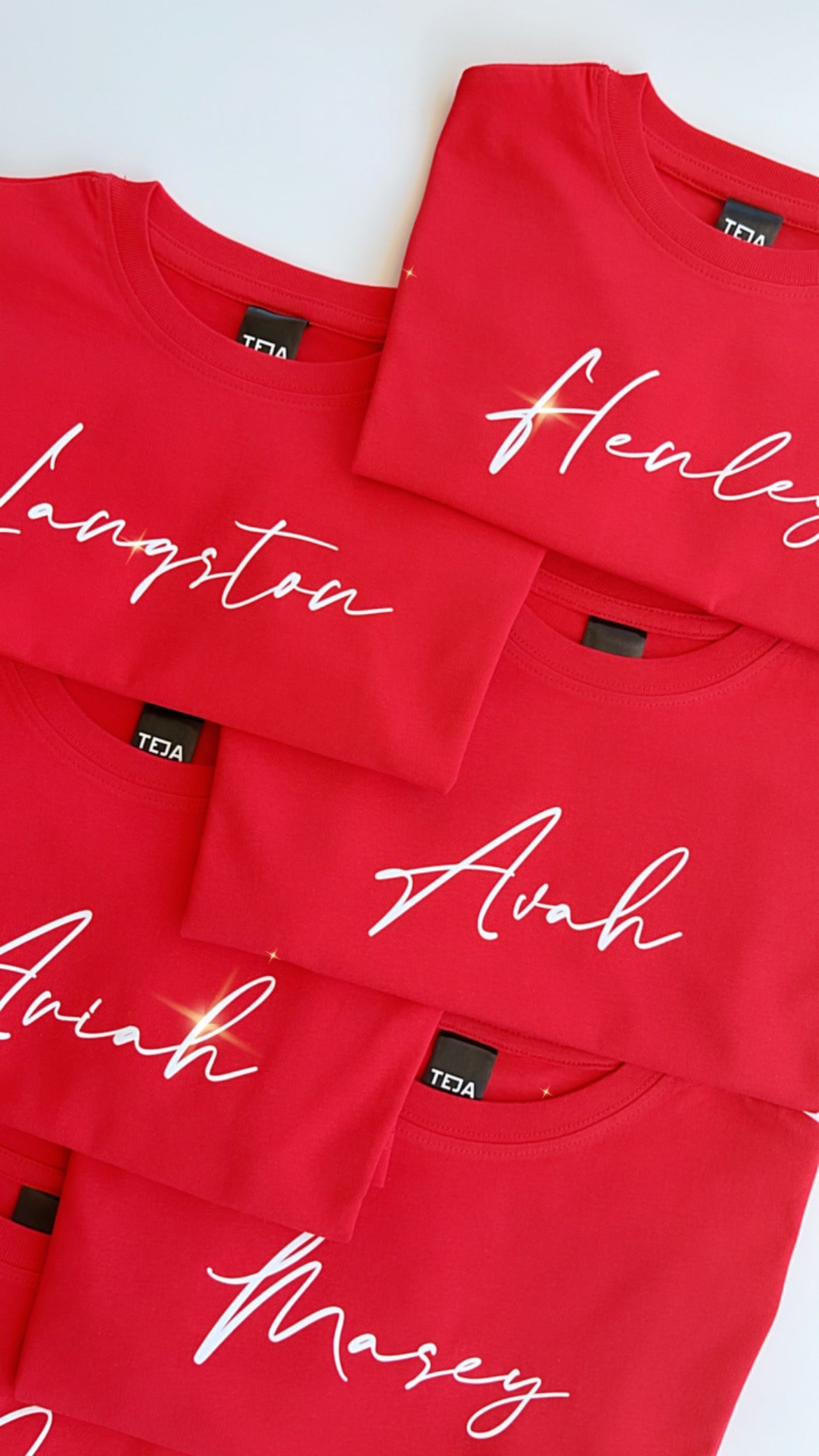 CHRISTMAS KIDS CUSTOM NAME TSHIRT