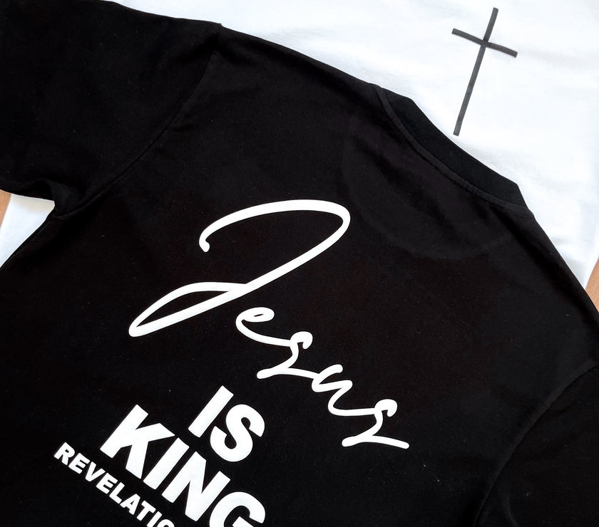 JESUS IS KING ADULT T-SHIRTS