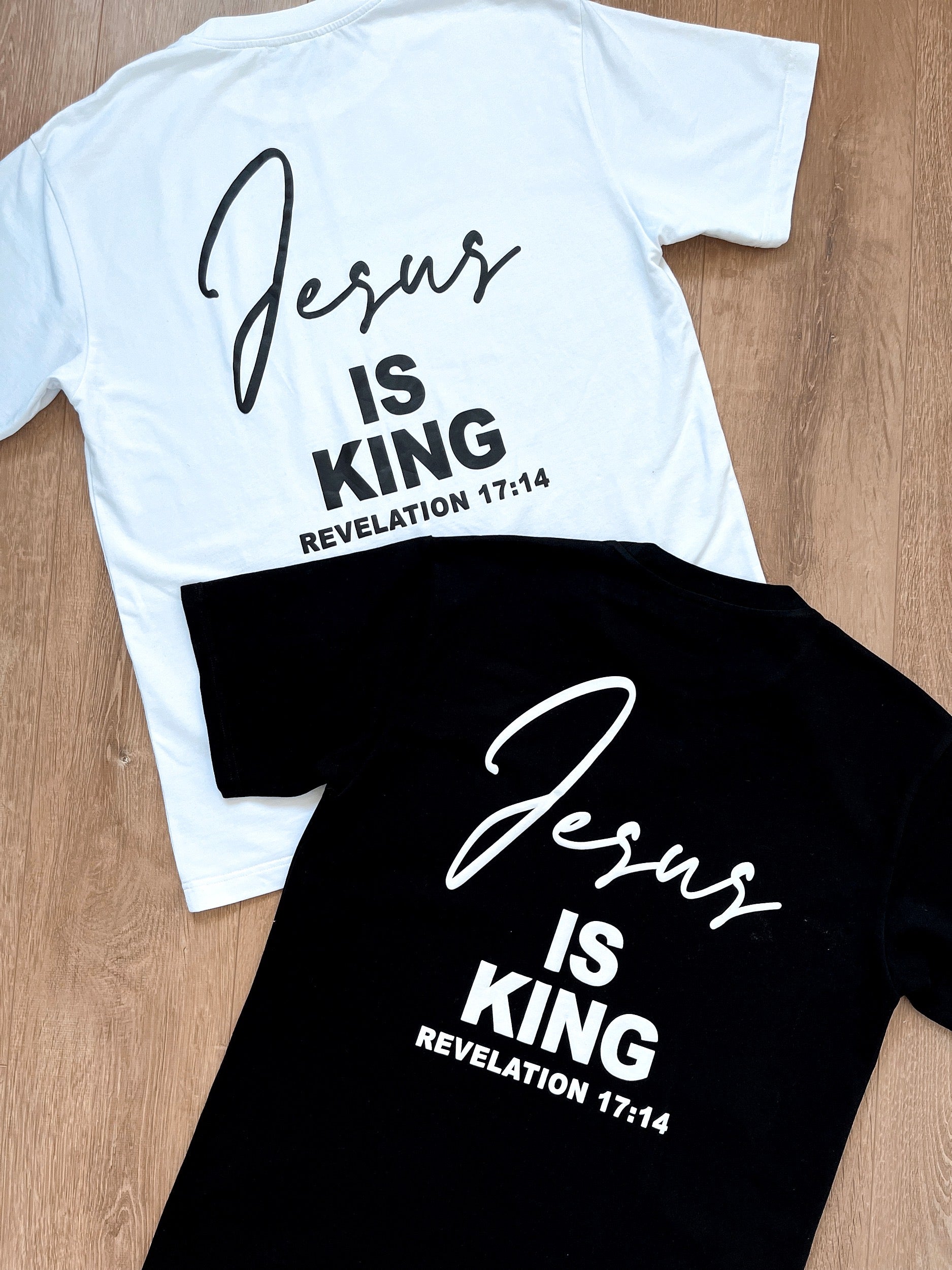 JESUS IS KING ADULT T-SHIRTS