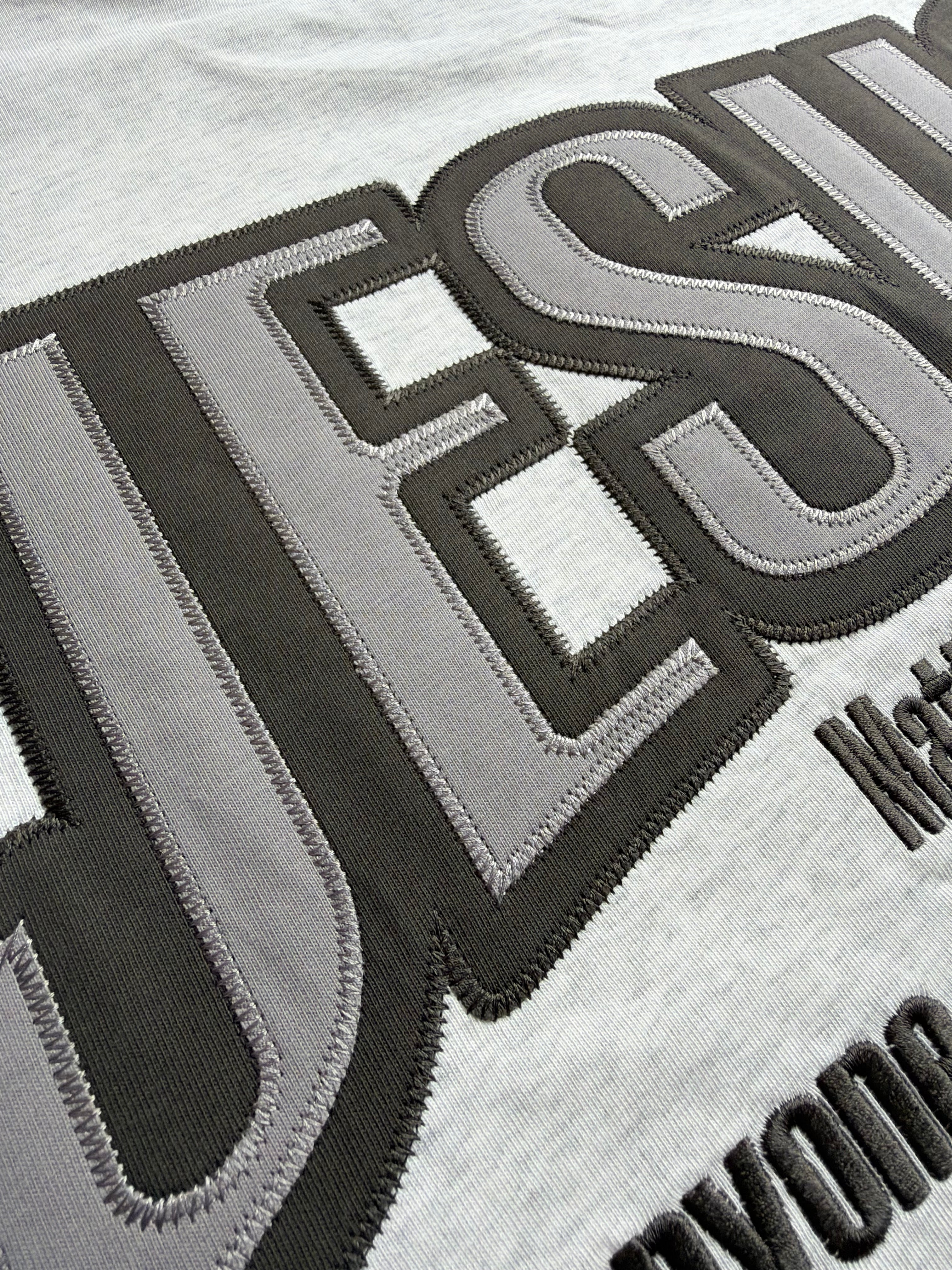 JESUS DENY YOURSELF CLOUD GREY OVERSIZED SHIRT