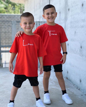 CHRISTMAS KIDS CUSTOM NAME TSHIRT