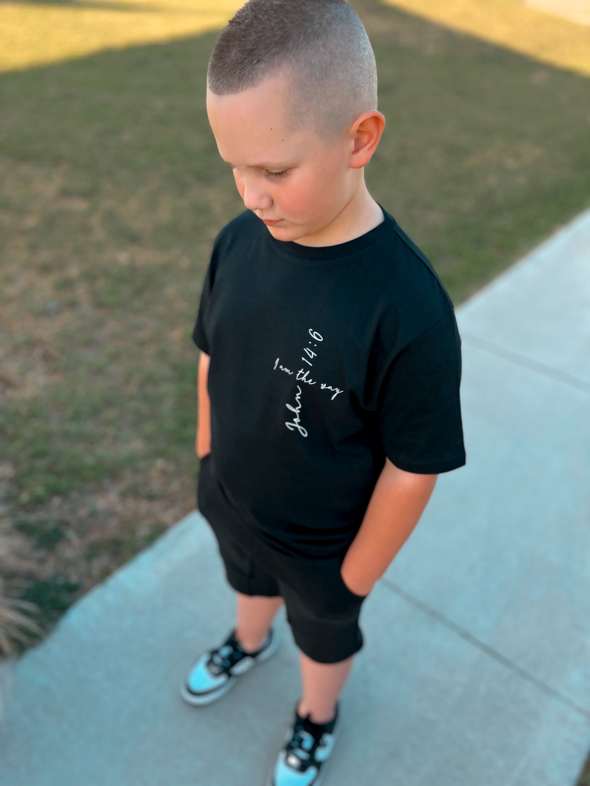 Introducing our I AM THE WAY KIDS T-SHIRT. This powerful Bible verse, John 14:6,