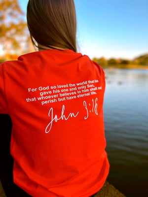 JOHN 3:16 ADULT T-SHIRT