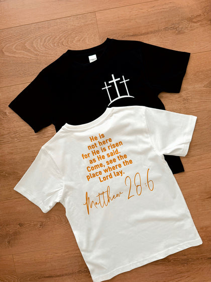 KIDS T-SHIRT MATTHEW 28:6