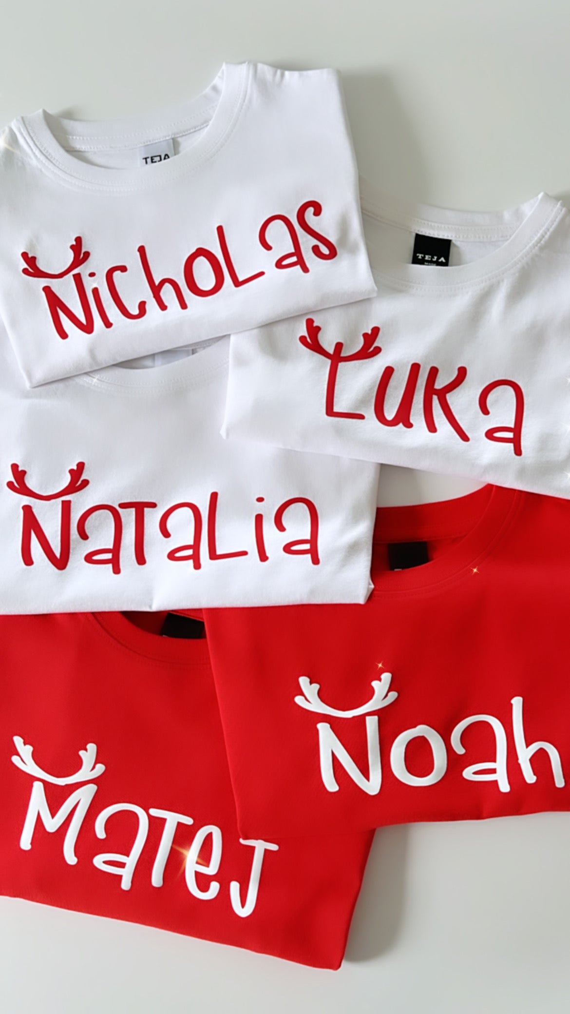 CHRISTMAS KIDS CUSTOM NAME TSHIRT