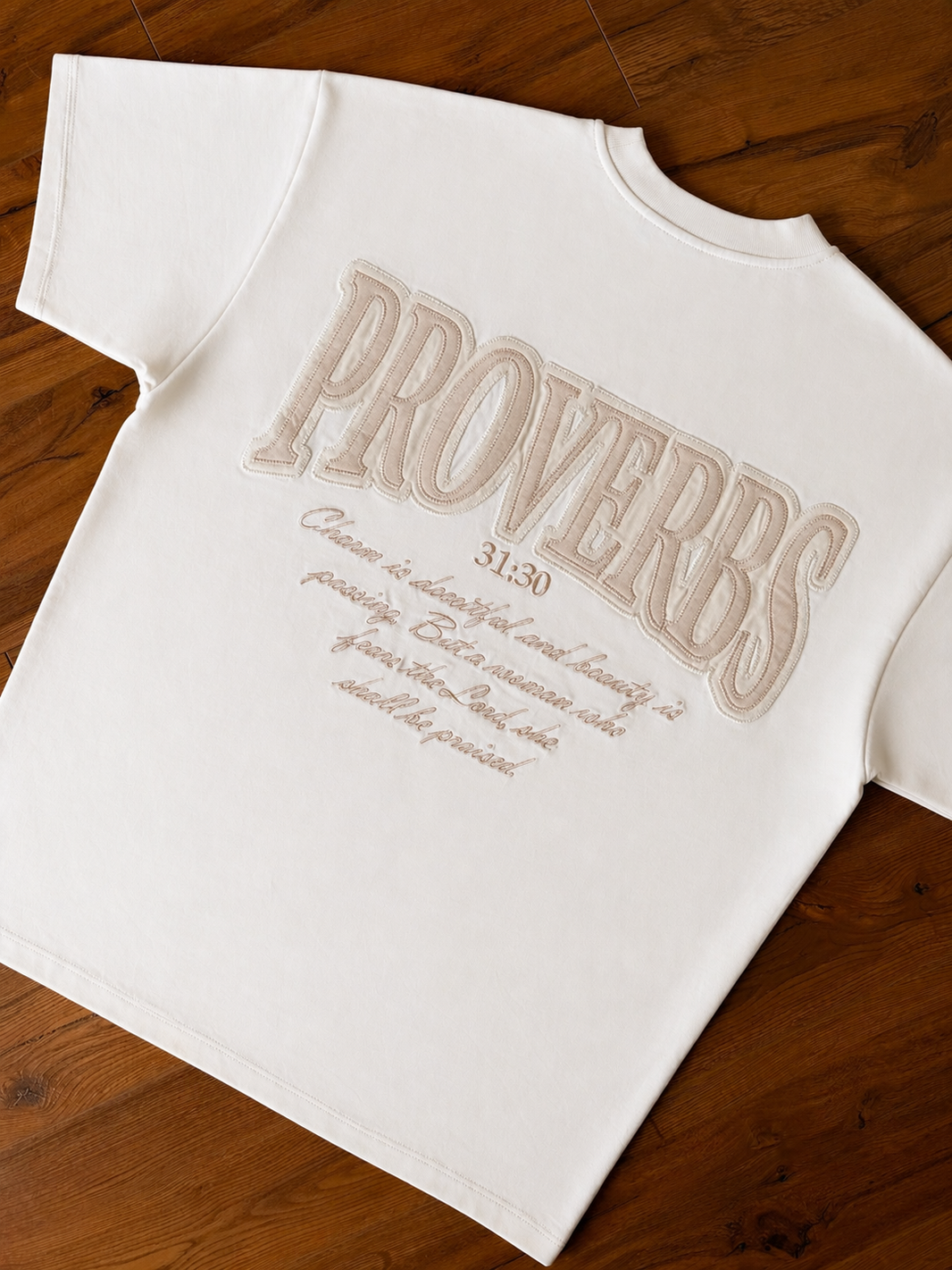 PROVERBS 31:30 OVERSIZED SHIRT