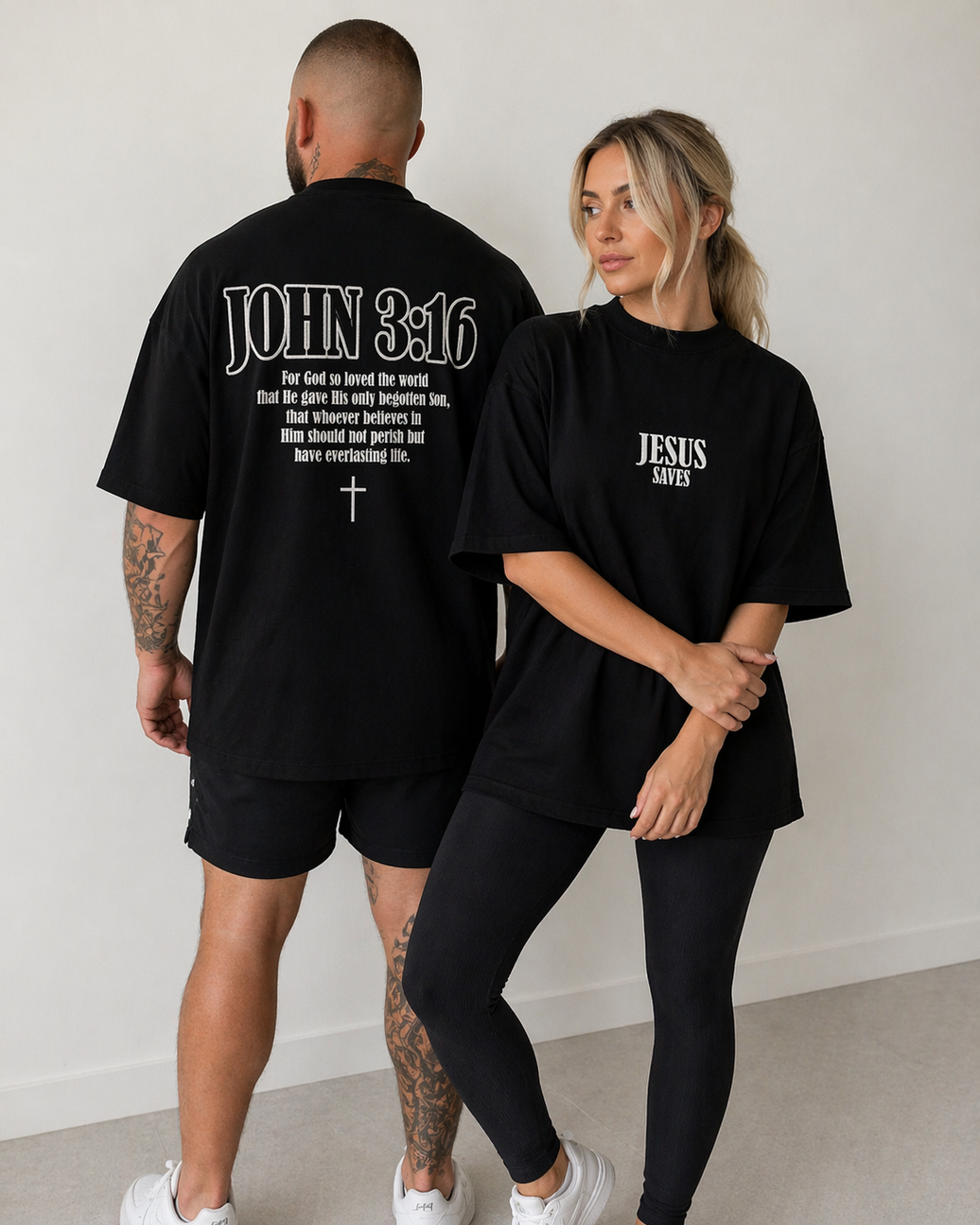 JOHN 3:16 OVERSIZED SHIRT