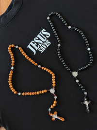 Rosary Cross Pendant Wooden Rosaries