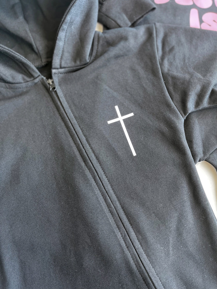 BABY JUMPSUIT JESUS IS KING