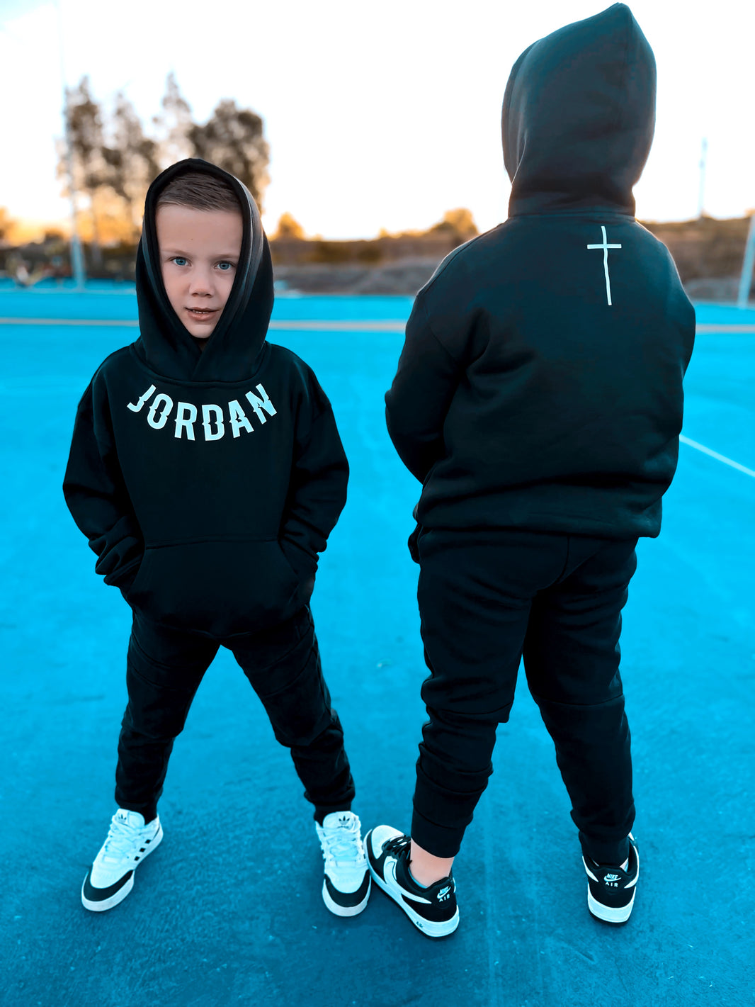 KIDS CUSTOM CURVED NAME JUMPERS