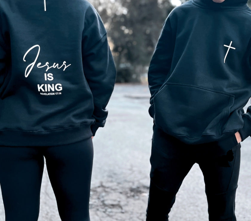 JESUS IS KING ADULT JUMPERS