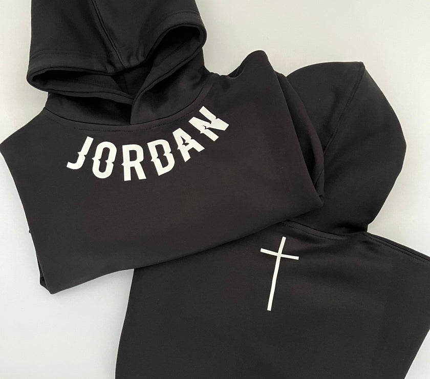 KIDS CUSTOM CURVED NAME JUMPERS