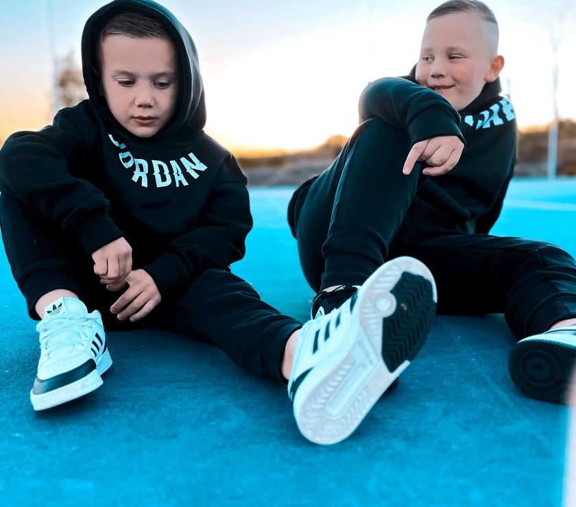 KIDS CUSTOM CURVED NAME JUMPERS