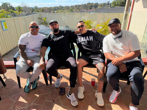 Men wearing WORDOFGOD together
