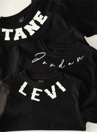 CUSTOM CURVED NAME TSHIRT