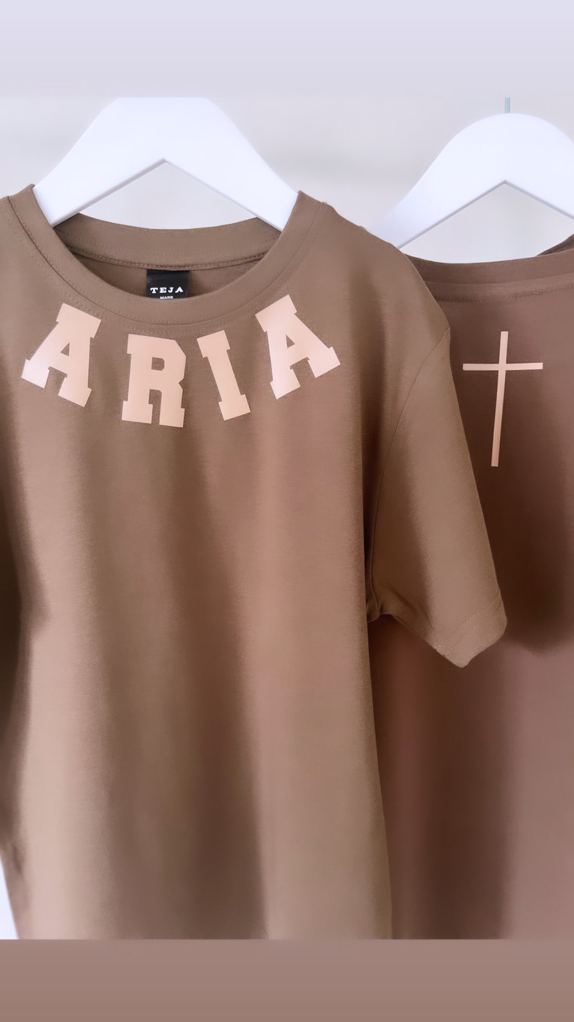 CUSTOM CURVED NAME TSHIRT