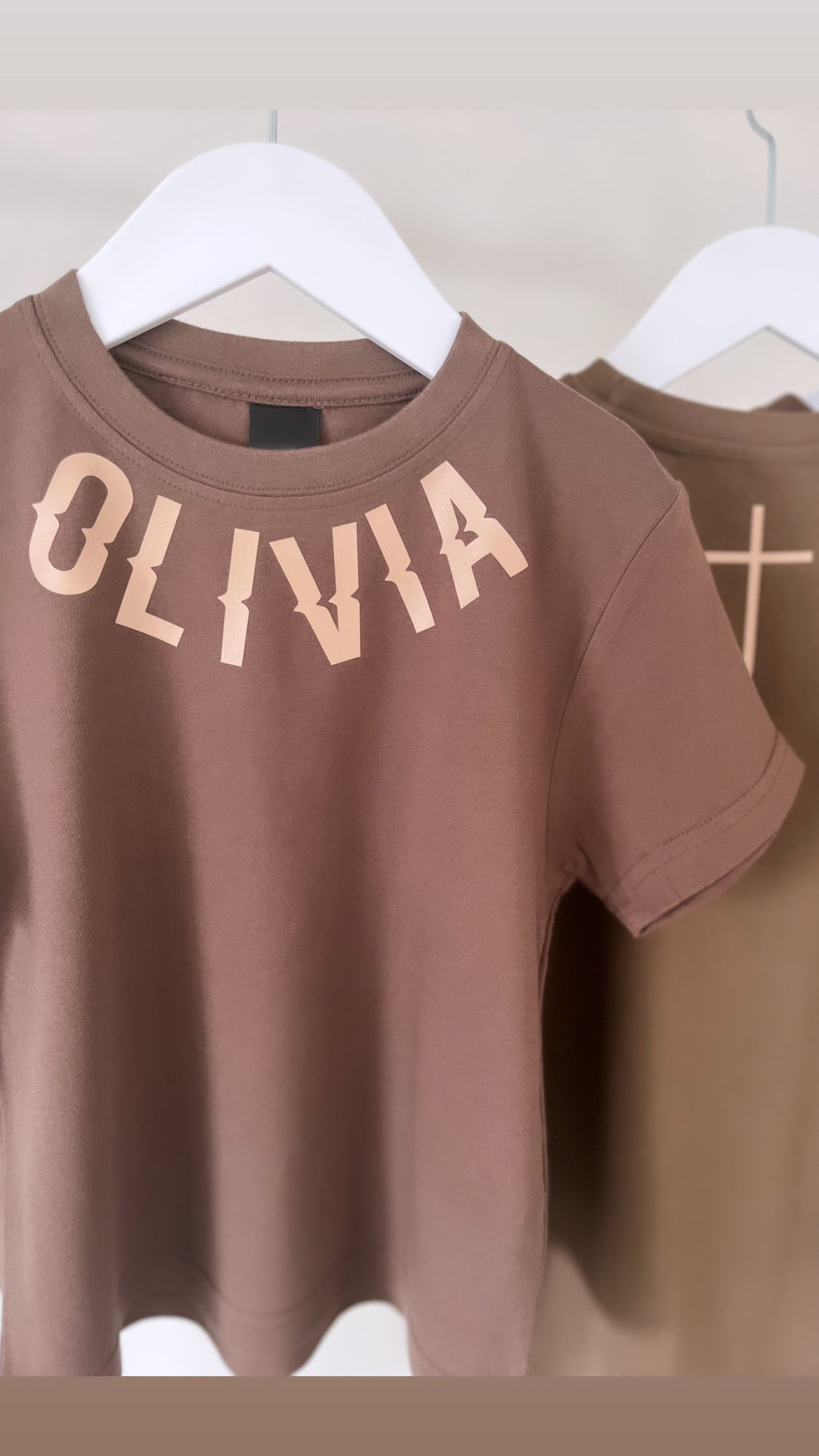 CUSTOM CURVED NAME TSHIRT